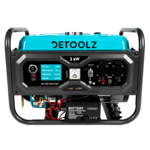 Generator Detoolz DZ-C287-S001-G02, 3000W, 15L (Albastru/Negru) imagine