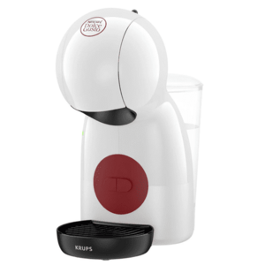 Espressor cafea Krups Piccolo XS KP1A3110, cu capsule, 15 bar, 1600 W, capacitate 0.8 litri, functie pentru bauturi calde si reci (Alb/Rosu) imagine