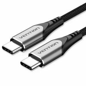 Cablu USB C 2.0 tata-tata, 1.5 metri, Vention TADHG (Negru/Gri) imagine