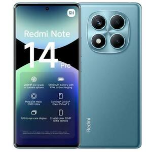 Telefon Mobil Xiaomi Redmi Note 14 Pro 4G, Procesor Mediatek Helio G100 Ultra Octa-Core, AMOLED 6.67inch, 8GB RAM, 256GB Flash, Camera Tripla 200+8+2 MP, Wi-Fi, 4G, Dual Sim, Android (Albastru) imagine