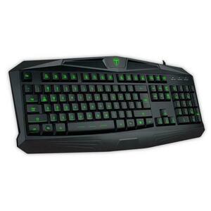 Tastatura Gaming T-DAGGER T-TGK103 Minesweeping, LED Verde (Negru) imagine