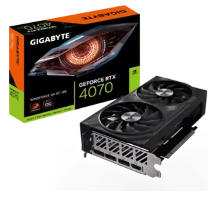 Placa Video Gigabyte GeForce RTX 4070 WINDFORCE 2X OC 12G 12GB GDDR6X 192 biti imagine