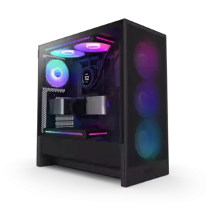 Carcasa PC NZXT H5 Flow RGB (2024) Black imagine