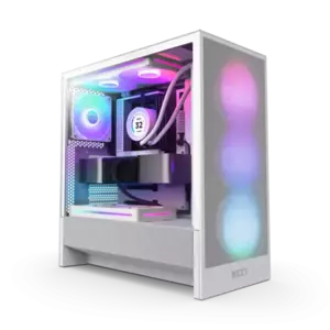 Carcasa PC NZXT H5 Flow RGB (2024) White imagine