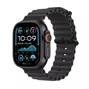 Smartwatch Apple Watch Ultra 2 GPS + Cellular 49mm Carcasa Black Titanium Bratara Black Ocean imagine