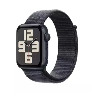 Smartwatch Apple Watch SE GPS (2024) 40mm Carcasa Midnight Aluminium Bratara Ink Sport Loop imagine