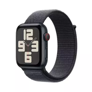 Smartwatch Apple Watch SE GPS + Cellular (2024) 40mm Carcasa Midnight Aluminium Bratara Ink Sport Loop imagine