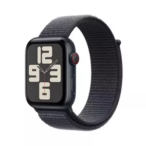 Smartwatch Apple Watch SE GPS + Cellular (2024) 44mm Carcasa Midnight Aluminium Bratara Ink Sport Loop imagine