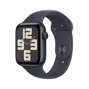 Smartwatch Apple Watch SE GPS (2024) 40mm Carcasa Midnight Aluminium Bratara Midnight Sport - S/M imagine