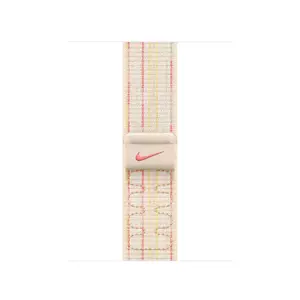 Curea Smartwatch Apple pentru Apple Watch 42mm Nike Sport Loop Starlight/Pink Nike Sport Loop imagine