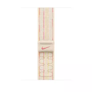 Curea Smartwatch Apple pentru Apple Watch 46mm Nike Sport Loop Starlight/Pink Nike Sport Loop imagine