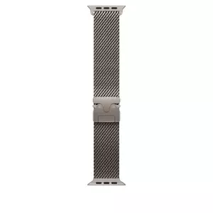 Curea Smartwatch Apple pentru Apple Watch 49mm Milanese Loop Natural Titanium Milanese Loop Medium imagine