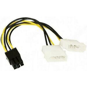 Cablu alimentare Gembrid 5.25inch Molex - 5.25inch Molex + 6 pin conector CC-PSU-6 imagine