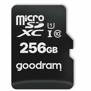 Card de memorie Goodram microSDXC, 256GB, Clasa 10, UHS-I, Adaptor SD imagine