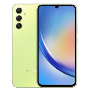 Telefon Mobil Samsung Galaxy A34, Procesor Mediatek MT6877V Dimensity 1080 Octa-Core, Super AMOLED touchscreen 6.6inch, 8GB RAM, 256GB Flash, Camera Tripla 48+8+5MP, Wi-Fi, 5G, Dual Sim, Android (Verde) imagine