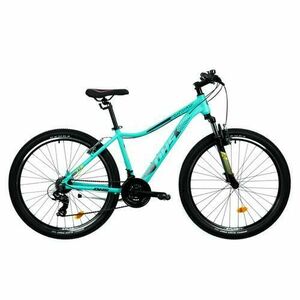 Bicicleta Mtb DHS Terrana 2722, M, Roti 27.5inch, Frane V-Brake, 21 viteze (Albastru) imagine