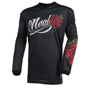 Bluza Ciclism Femei O'Neal Element Women Roses, marimea M, Negru/Rosu imagine