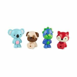 Set 4 Jucarii Echipa animalutelor ZOO, 7cm, Skip Hop imagine