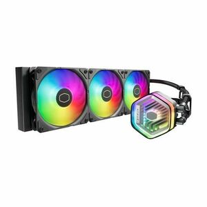 Cooler CPU AIO COOLER MASTER 360 ARGB, 3x120mm, 2500 RPM (Negru) imagine