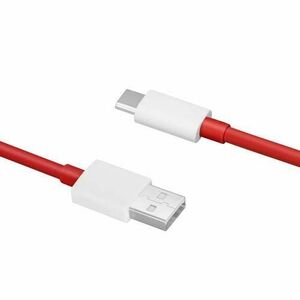 Cablu Date si Incarcare USB-A - USB-C OnePlus DL129, 100W, 1m, Rosu 5461100530 imagine