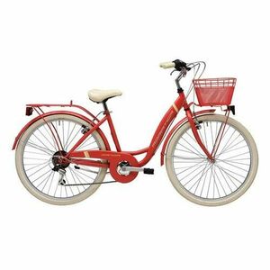 Bicicleta Adriatica Panda Lady, Roti 26inch, Frane V-Brake, 6 viteze (Rosu) imagine