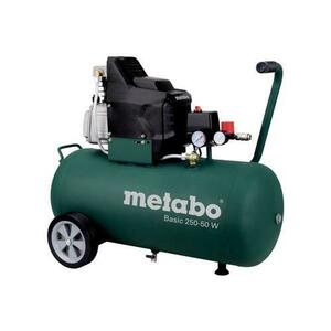 Compresor de aer, 50 litri, METABO BASIC 250-50 W, cu piston, 230 V, 8 bari imagine