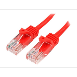 Cablu de retea, Startech, CAT5e, UTP, 1m, Rosu imagine