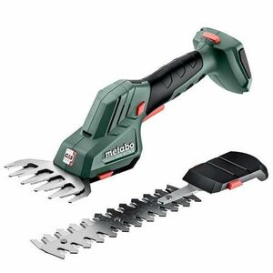 Foarfeca gard viu si iarba Metabo SGS 18 LTX Q, compatibila cu acumulator Li-Power 18V, lungime lama gard viu 20 cm, latime taiere iarba 11.5 cm (Verde) imagine