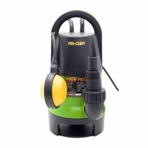 Pompa submersibila pentru apa murdara ProCraft PN17, 400 W, 7500 l/h (Negru/Verde) imagine