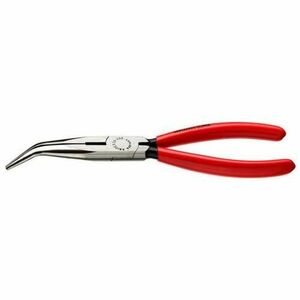 Cleste cu cioc semirotund Knipex 2621200SB, 200 mm (Rosu) imagine