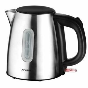 Fierbator de apa Trisa Comfort Boil, 1 L, Baza pivotanta 360 (Argintiu/Negru) imagine