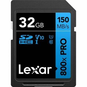 Card de memorie Lexar Professional 800x PRO, 32GB, SDHC, UHS-I U1, V10 imagine