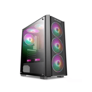 Carcasa PRO GAMING Zed, Middle Tower, Fara sursa, Tempered Glass, ATX (Negru) imagine