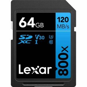 Card de memorie Lexar High-Performance 800x, 64GB, SDXC, UHS-I U3, V30 imagine