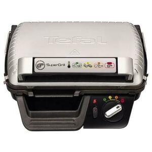 Gratar electric Tefal GC450B32, 2000 W, 4 trepte (Inox/Negru) imagine