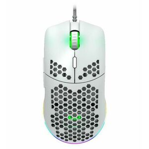 Mouse Gaming Optic Canyon SGM11W, 3200 DPI (Alb) imagine