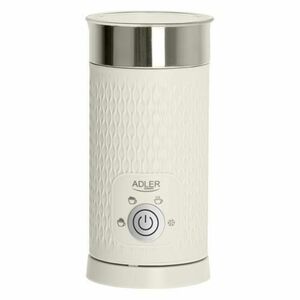 Spumator de lapte Adler AD 4495, 500 W, Baza rotativa 360, 0.3 l lapte, 0.13 l spuma (Crem) imagine