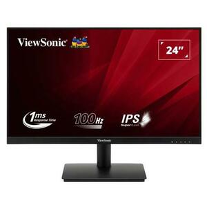 Monitor IPS LED ViewSonic 24inch VA240-H, Full HD (1920 x 1080), VGA, HDMI, 100 Hz, 1 ms (Negru) imagine