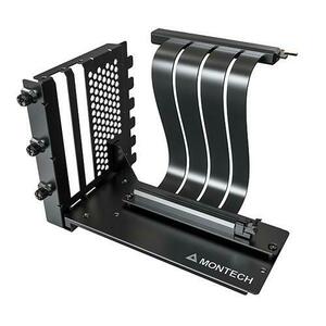 Kit riser placa video Montech VGM 2, Negru, PCIe 4.0 imagine