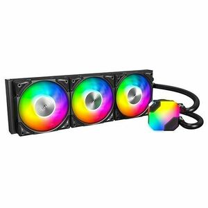 Cooler CPU Montech Hyper Flow ARGB 360, iluminare RGB, Negru imagine