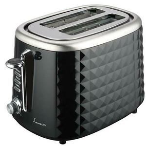 Prajitoare de paine Fram FTP-850BK, 850 W, 2 Felii, 7 Trepte de rumenire (Negru) imagine