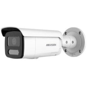 Camera supraveghere Hikvision DS-2CD2T87G2H-LISU/SL(2.8mm)(eF), IP, 8MP, lentila 2.8mm, IR 60m, lumina alba 60m, PoE, ColorVu, microfon, difuzor (Alb) imagine