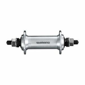 Butuc Fata Shimano TX500DS, 36H, 100 mm, Argintiu imagine