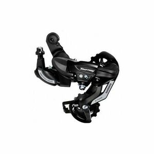 Schimbator Spate Shimano Tourney TY500, 6/7 Viteze, Negru imagine