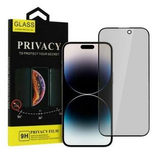 Folie de protectie Ecran Privacy OEM pentru Samsung Galaxy A16 5G A166 / A16 4G A165, Sticla Securizata, Full Glue imagine