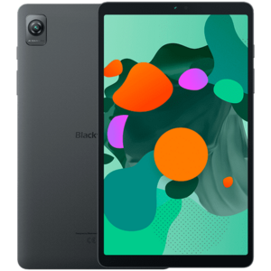 Tableta Blackview Tab 60, Procesor Unisoc T606 Octa-Core 1.6GHz, Ecran WXGA+ 8.68inch, 6GB RAM, 128GB Flash 8MP, Wi-Fi, Bluetooth, 4G, Dual SIM, Android (Gri) imagine