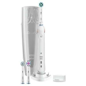 Periuta de dinti electrica Oral-B Smart 5100S, 10500 rotatii, Timer, 3 capete incluse (Alb) imagine