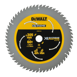 Panza fierastrau circular DeWALT EXTREME, 305x30x2.16mm, 60 dinti imagine