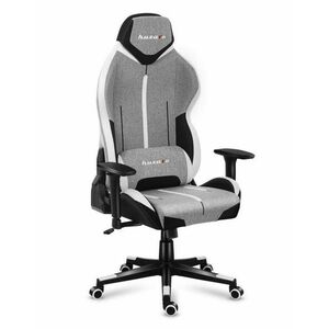 Scaun gaming Huzaro Force 7.9, max 150 kg, Mecanism SoftFlex si SideRest, Perna lombara si pentru cap, BIFMA clasa 3 (Gri) imagine