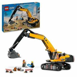 LEGO® City - Excavator galben de constructii 60420, 633 piese imagine